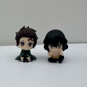 Demon Slayer Sitting Mascot Revolve Mini Figures Tanjiro Inosuke